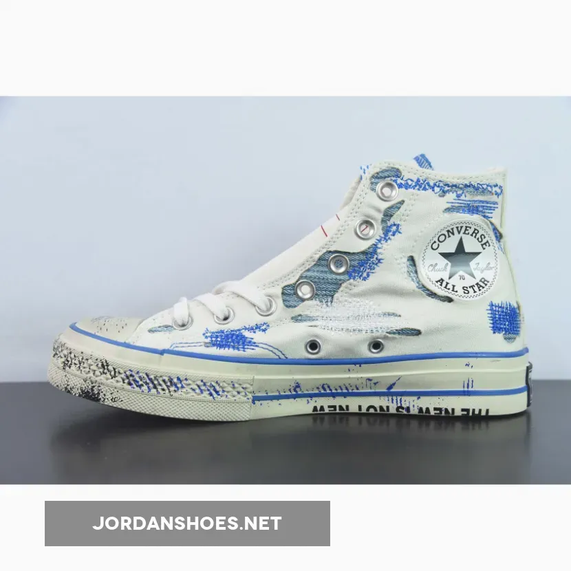Ader Error x Converse Chuck 70 High White Blue Ader Error x Converse Chuck 70 High White Blue