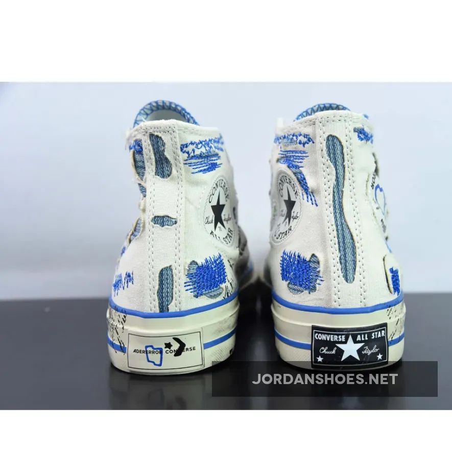 Ader Error x Converse Chuck 70 High White Blue Ader Error x Converse Chuck 70 High White Blue