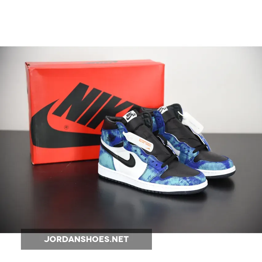 Air Jordan 1 High Og Wmns 'Tie-dye' AJ1 WHITE/BLACK-AURORA GREEN