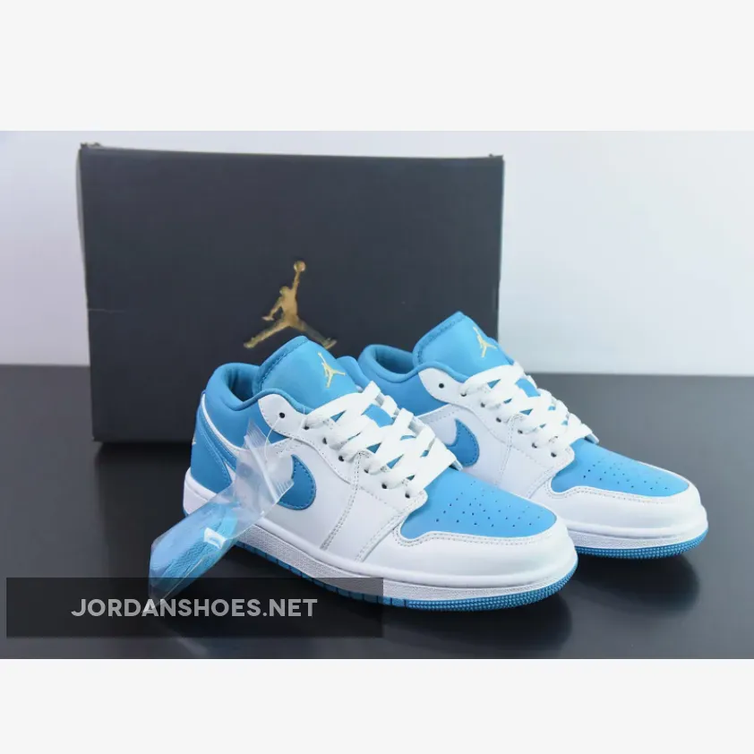 Air Jordan 1 Low Aquatone/Celestial Gold-White 553560-174