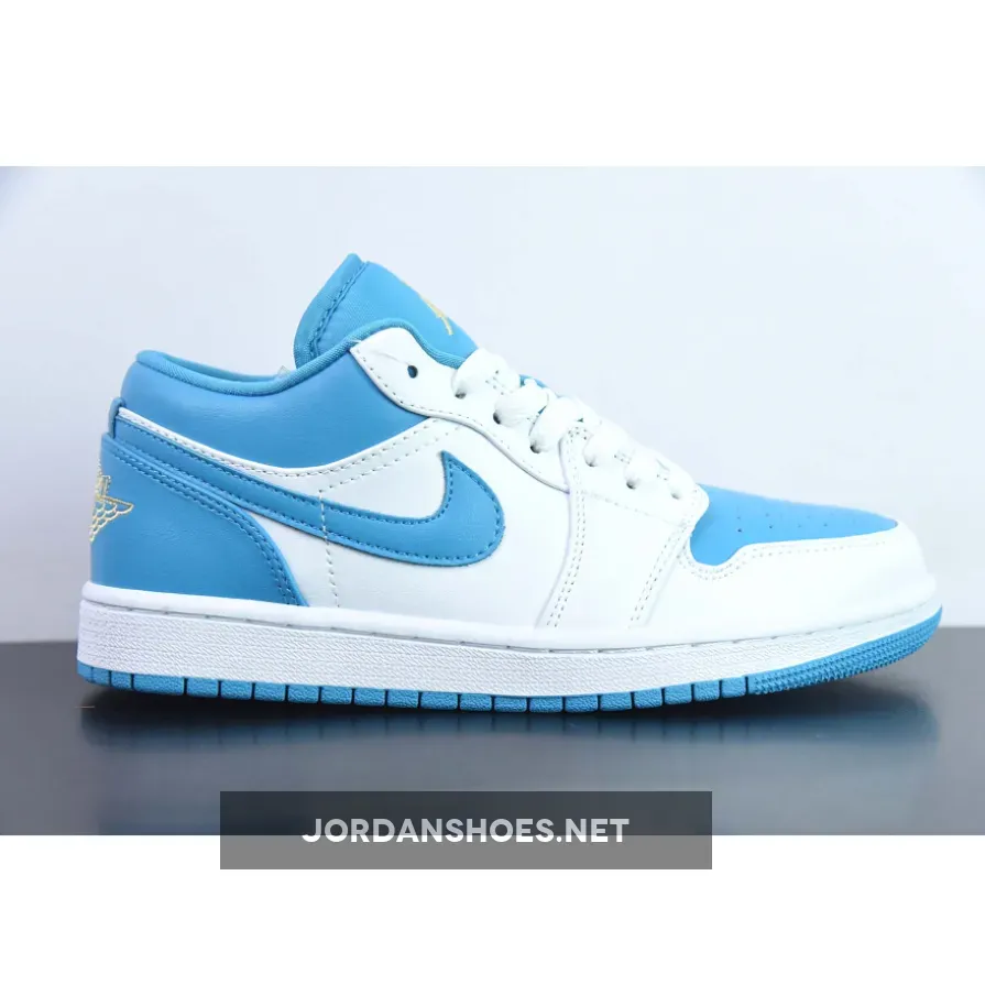 Air Jordan 1 Low Aquatone/Celestial Gold-White 553560-174 Air Jordan 1 Low Aquatone/Celestial Gold-White 553560-174