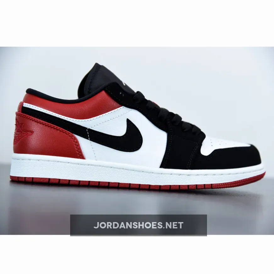 Air Jordan 1 Low ‘Black Toe’ Black Red Air Jordan 1 Low ‘Black Toe’ Black Red