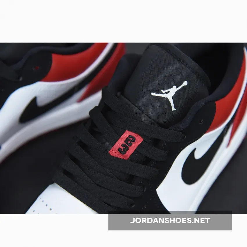 Air Jordan 1 Low ‘Black Toe’ Black Red Air Jordan 1 Low ‘Black Toe’ Black Red