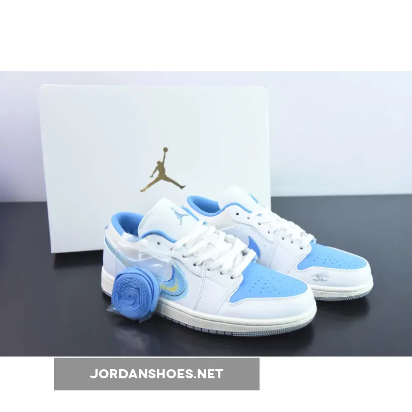 Air Jordan 1 Low "Born To Fly" Sail/University Blue