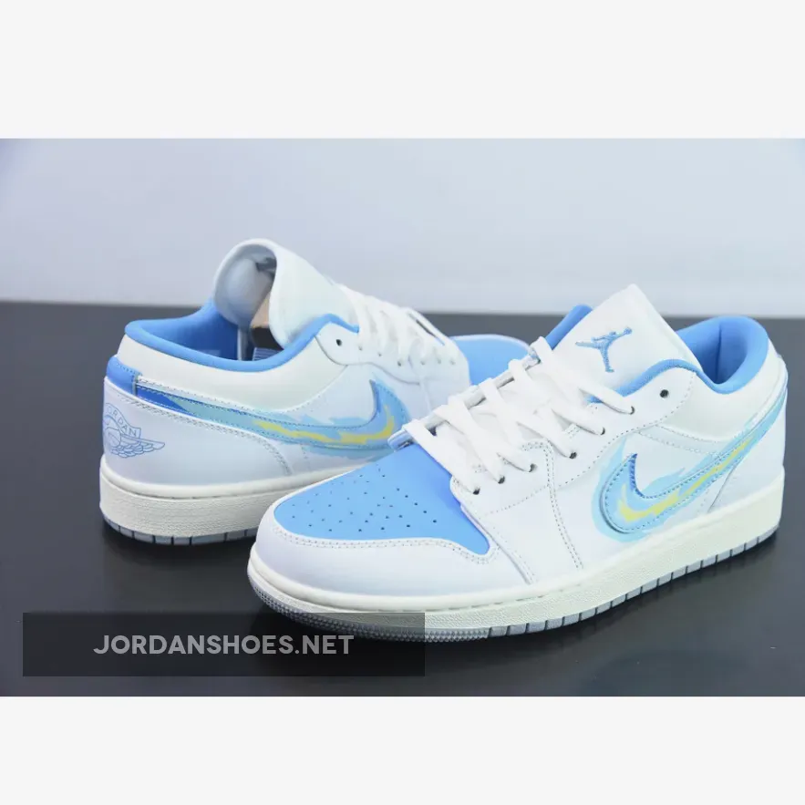 Air Jordan 1 Low "Born To Fly" Sail/University Blue Air Jordan 1 Low "Born To Fly" Sail/University Blue
