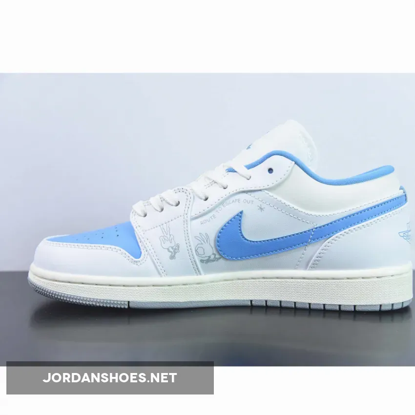 Air Jordan 1 Low "Born To Fly" Sail/University Blue Air Jordan 1 Low "Born To Fly" Sail/University Blue