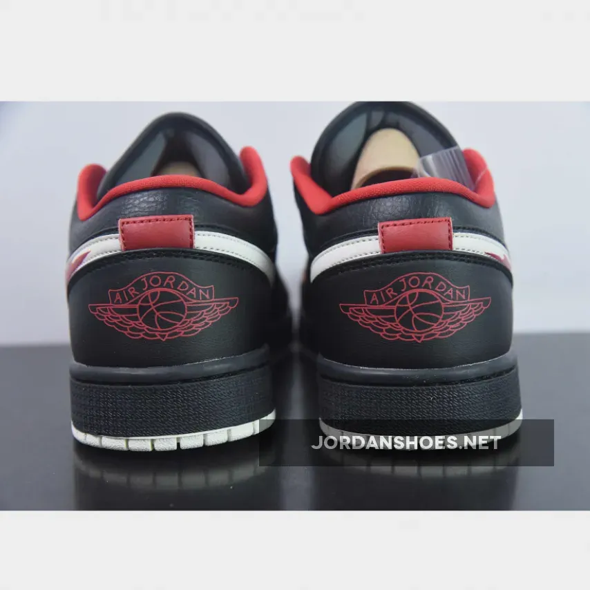 Air Jordan 1 Low "Born To Fly" Black/Sail-Fitness Red Air Jordan 1 Low "Born To Fly" Black/Sail-Fitness Red