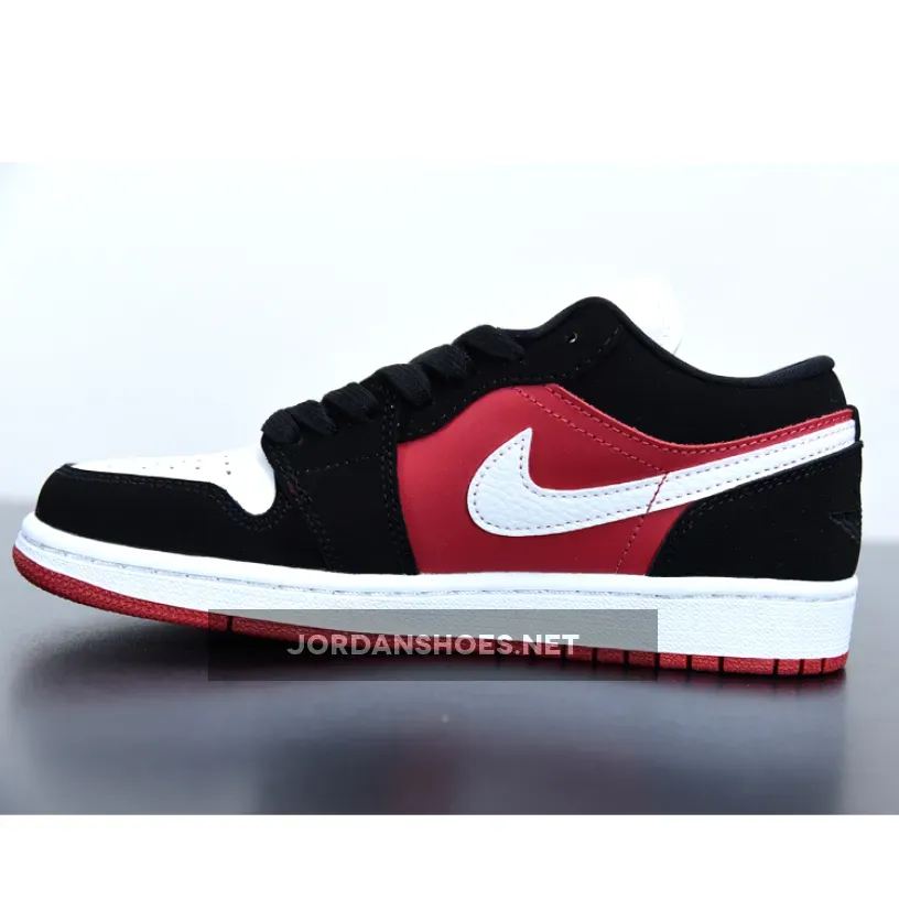 Air Jordan 1 Low ‘Chicago’ Black White Gym Red Air Jordan 1 Low ‘Chicago’ Black White Gym Red