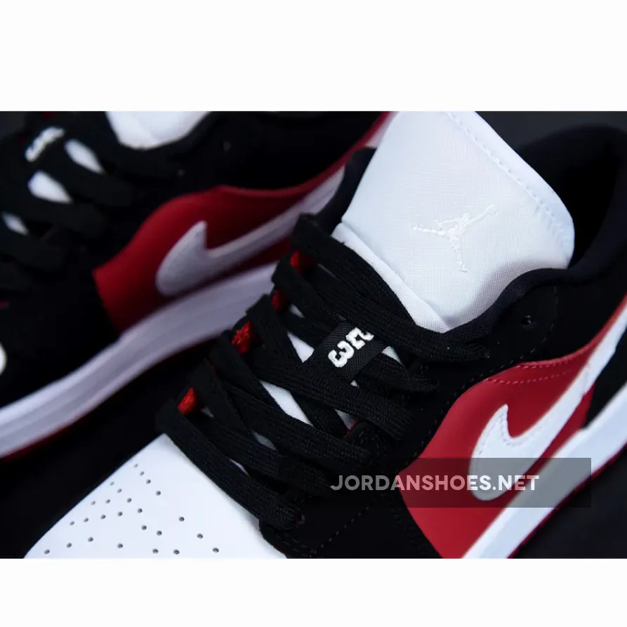 Air Jordan 1 Low ‘Chicago’ Black White Gym Red Air Jordan 1 Low ‘Chicago’ Black White Gym Red