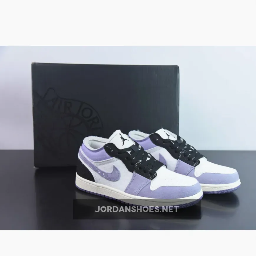 Air Jordan 1 Low "Craft" Sail Black Cement Grey