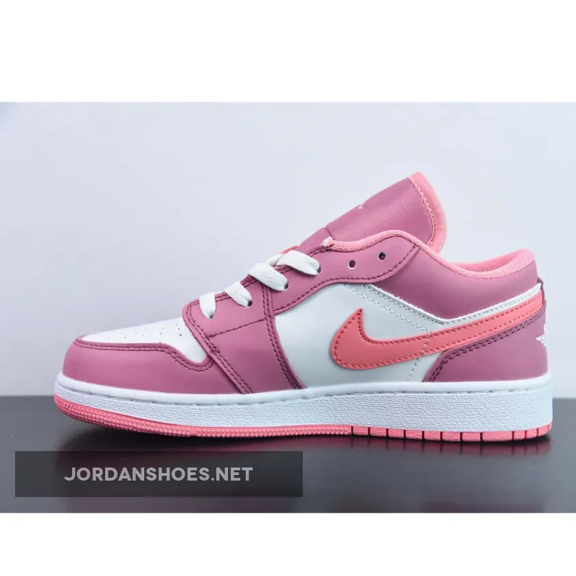 Air Jordan 1 Low Desert Berry/Coral Chalk-White Air Jordan 1 Low Desert Berry/Coral Chalk-White
