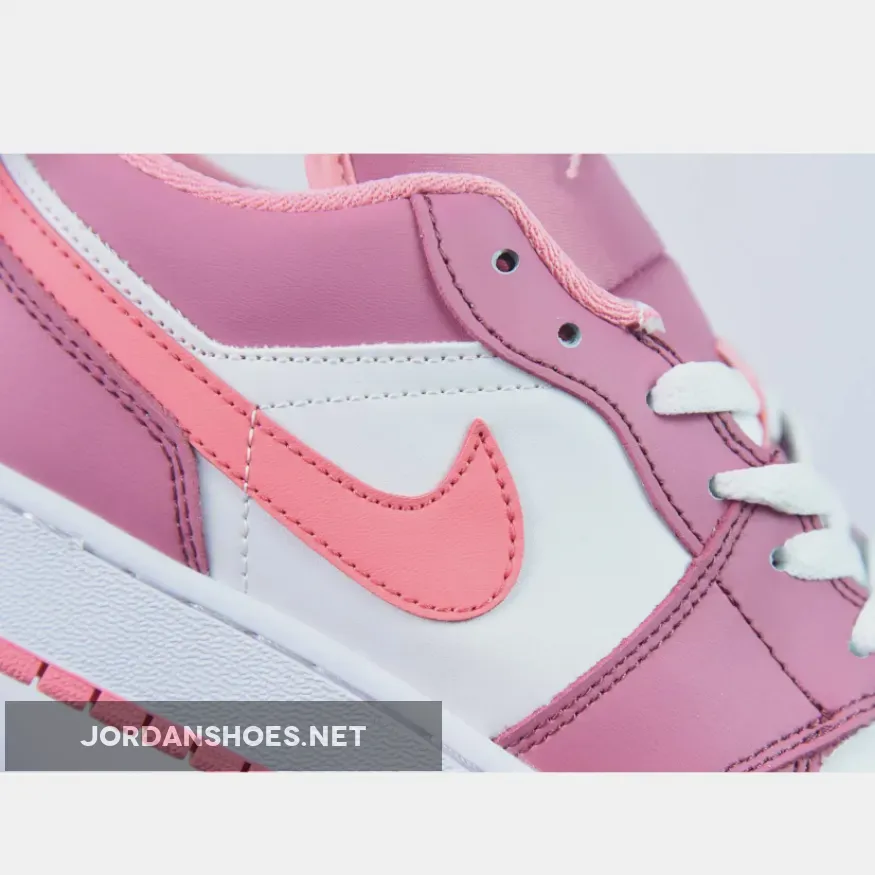 Air Jordan 1 Low Desert Berry/Coral Chalk-White Air Jordan 1 Low Desert Berry/Coral Chalk-White