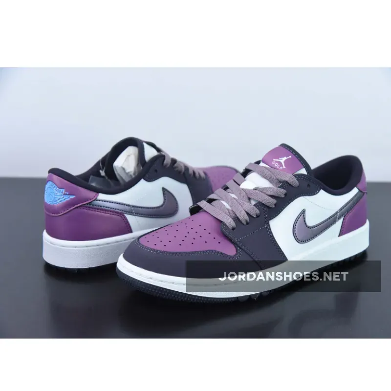 Air Jordan 1 Low Golf White/Cave Purple-Purple Smoke Air Jordan 1 Low Golf White/Cave Purple-Purple Smoke
