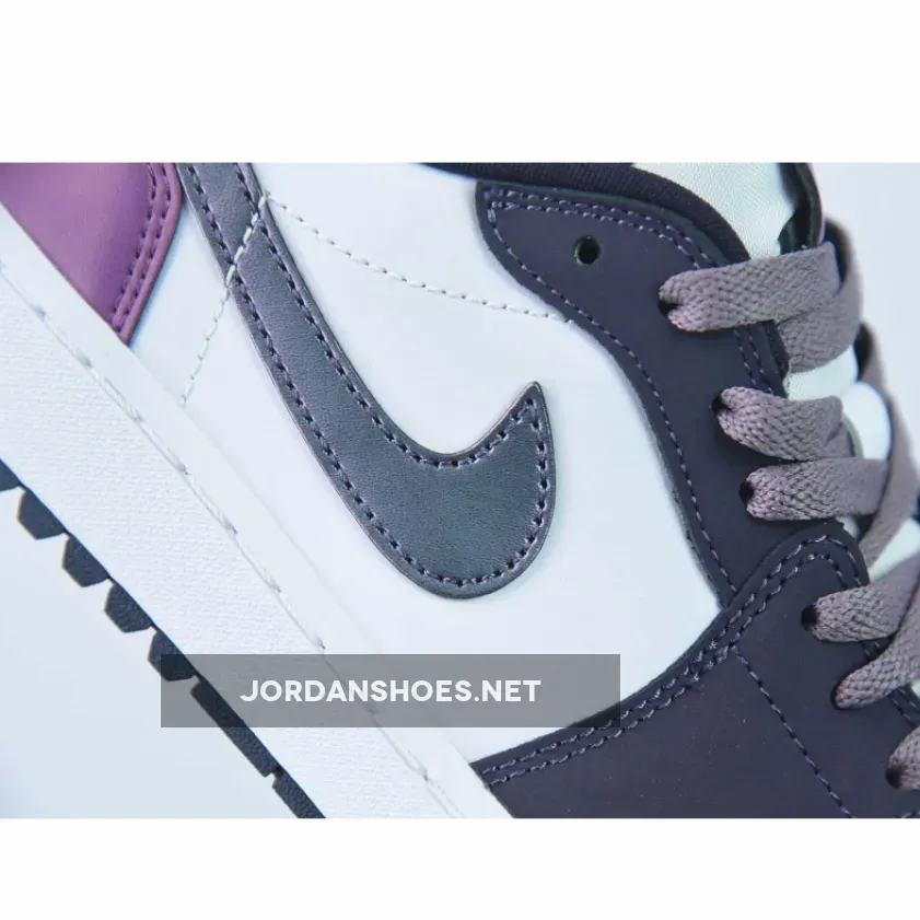 Air Jordan 1 Low Golf White/Cave Purple-Purple Smoke Air Jordan 1 Low Golf White/Cave Purple-Purple Smoke
