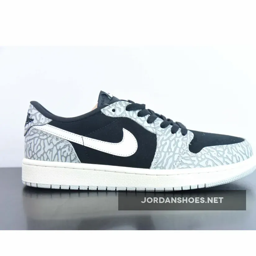 Air Jordan 1 Low OG ‘Black Cement’ Black Tech Grey Air Jordan 1 Low OG ‘Black Cement’ Black Tech Grey