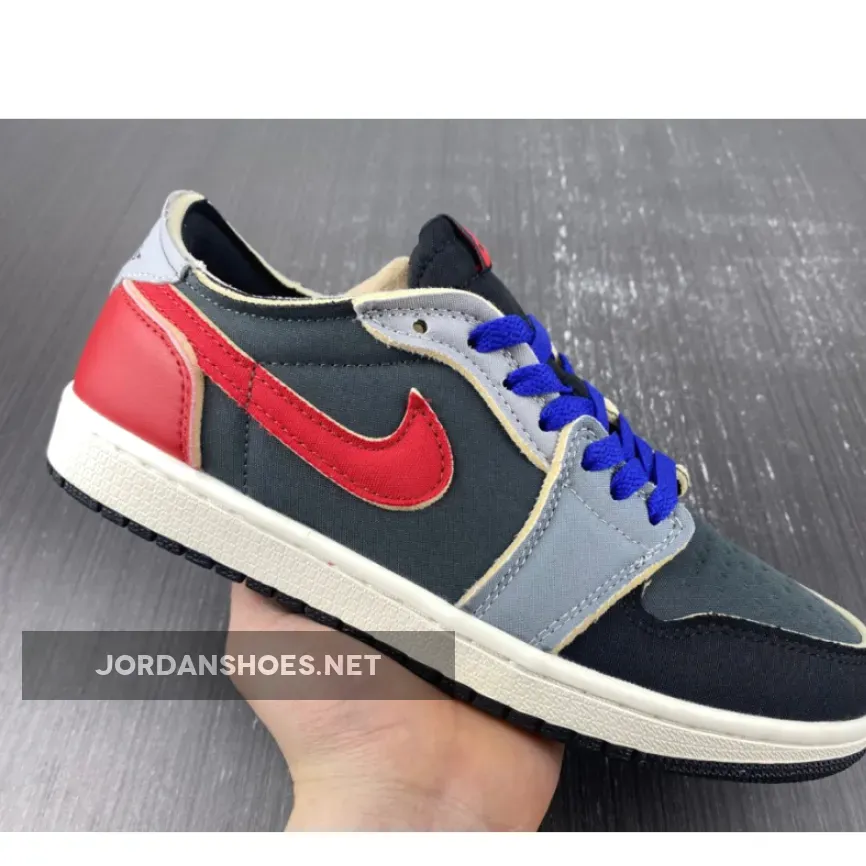 Air Jordan 1 Low OG EX Black/Dark Smoke Grey-Red Air Jordan 1 Low OG EX Black/Dark Smoke Grey-Red