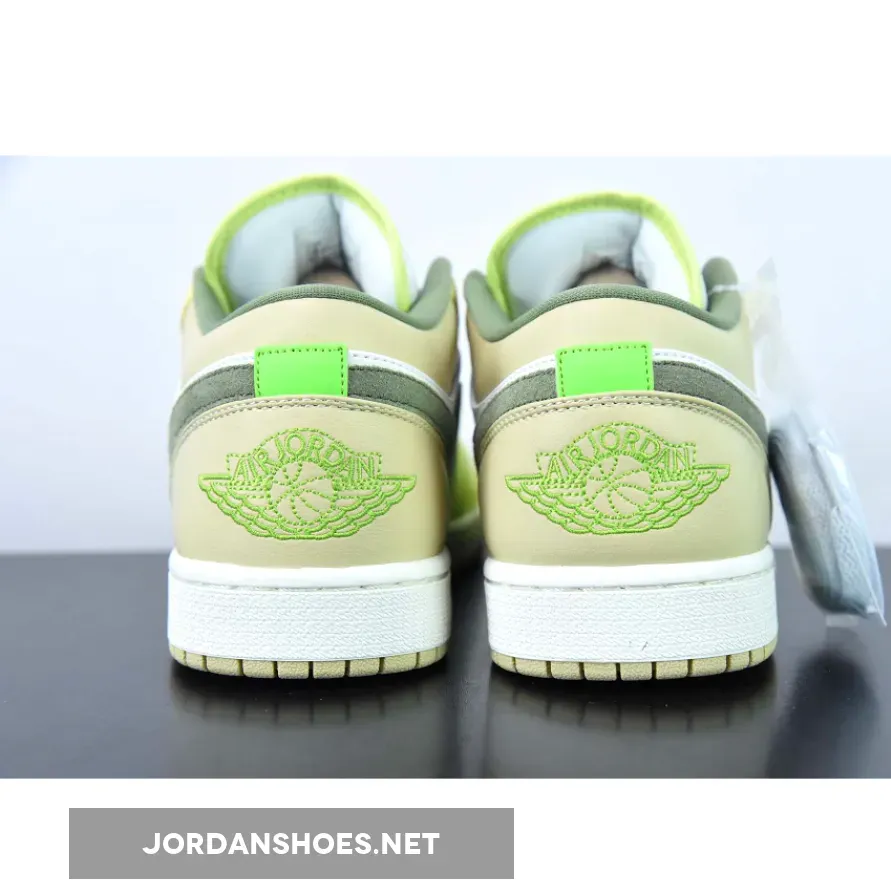 Air Jordan 1 Low Sail/Light Olive-Pale Citron Air Jordan 1 Low Sail/Light Olive-Pale Citron