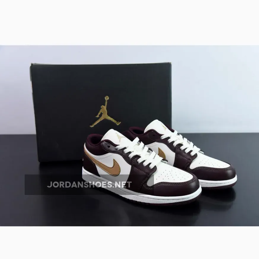 Air Jordan 1 Low Shadow Brown/Brown Kelp-Sail