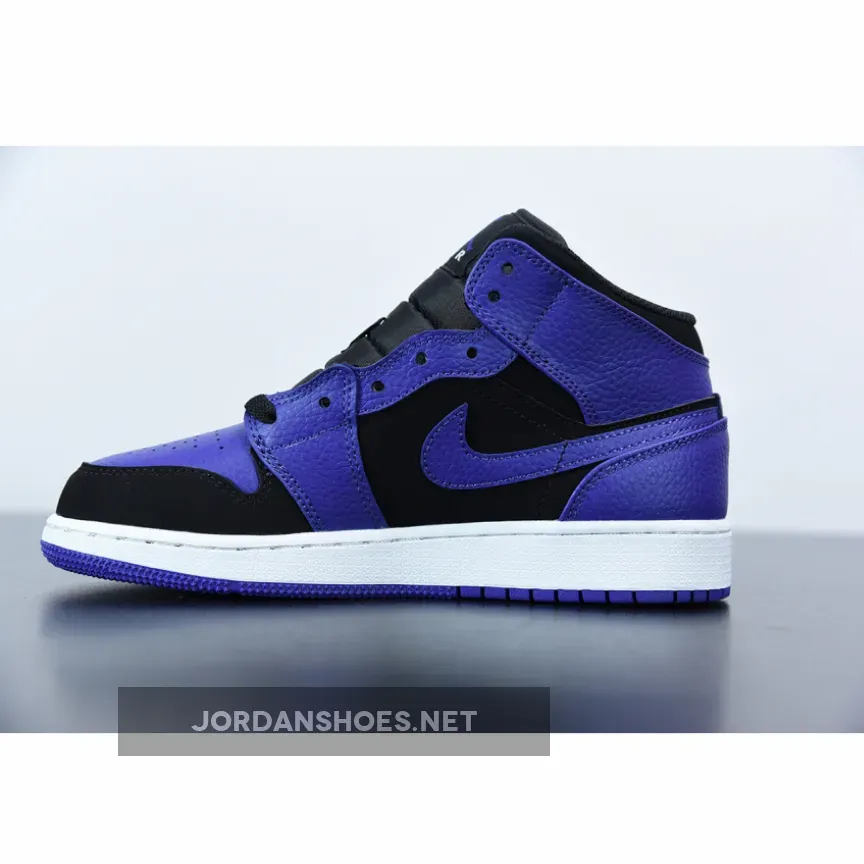 Air Jordan 1 Mid Black Concord Air Jordan 1 Mid Black Concord