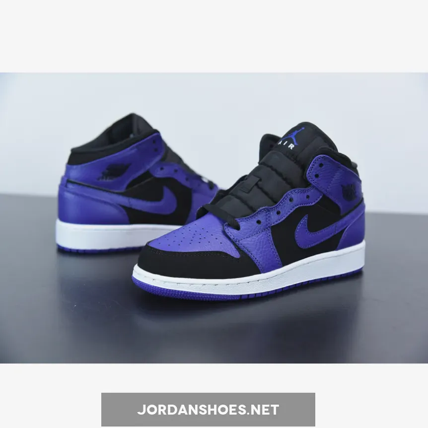 Air Jordan 1 Mid Black Concord Air Jordan 1 Mid Black Concord