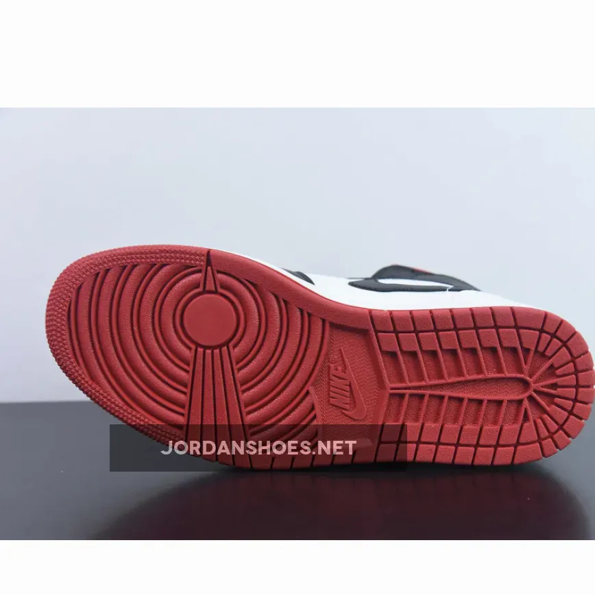 Air Jordan 1 Mid "Black Toe" White/Black-Gym Red Air Jordan 1 Mid "Black Toe" White/Black-Gym Red