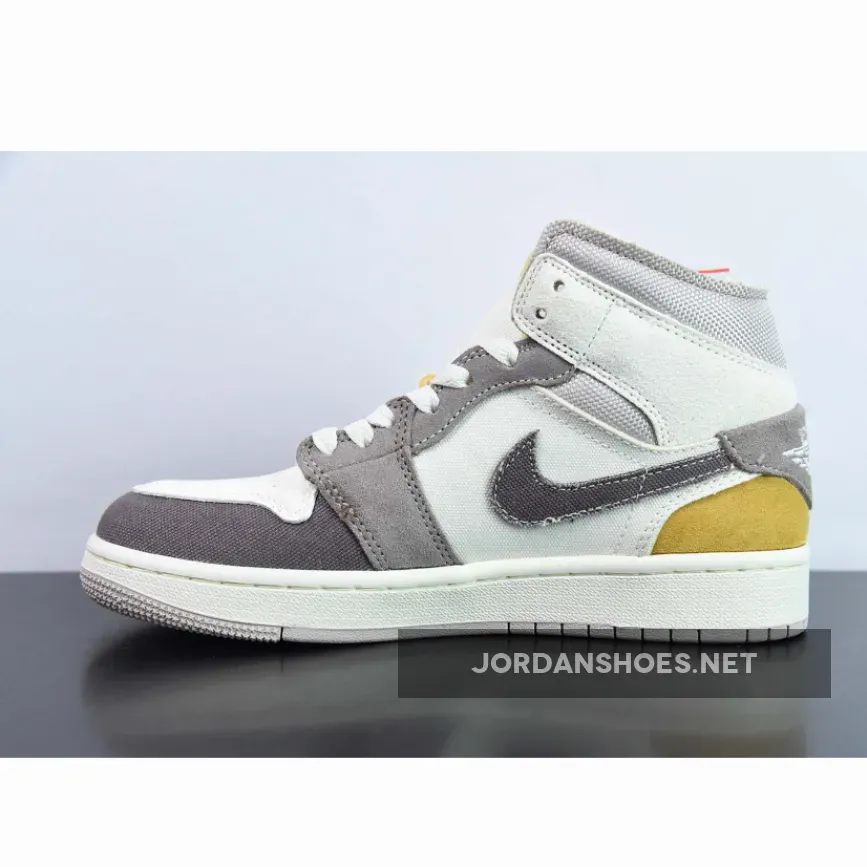 Air Jordan 1 Mid Craft SE Sail/Taupe Haze-Fossil Stone Air Jordan 1 Mid Craft SE Sail/Taupe Haze-Fossil Stone