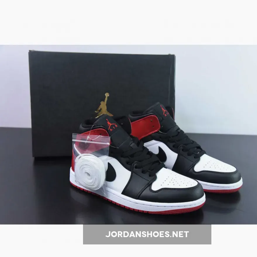 Air Jordan 1 Mid ‘Old Love’ White/Black-Varsity Red