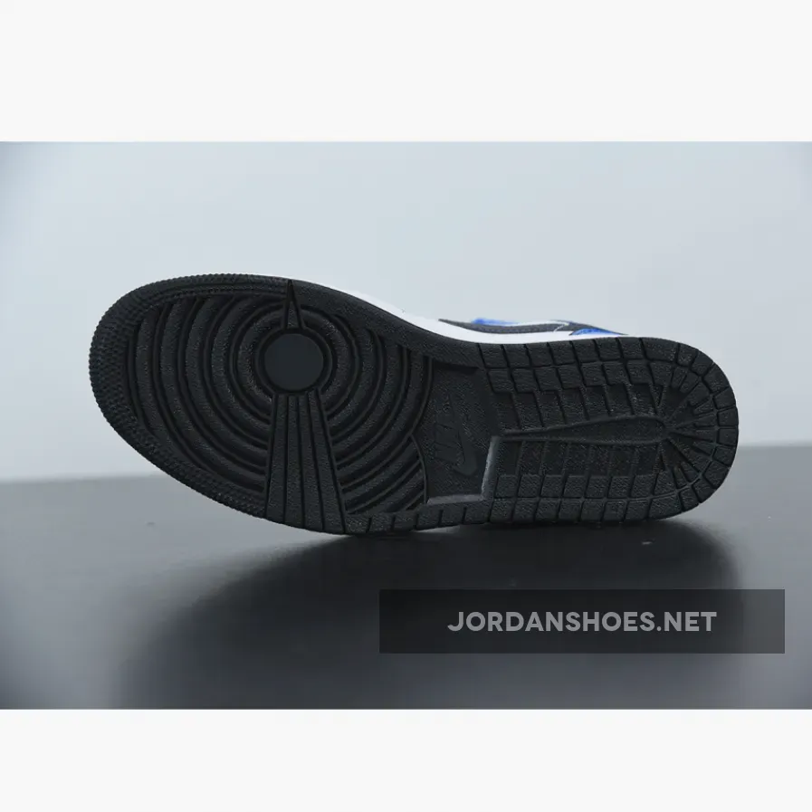 Air Jordan 1 Mid SE Signal Blue/White-Black Air Jordan 1 Mid SE Signal Blue/White-Black