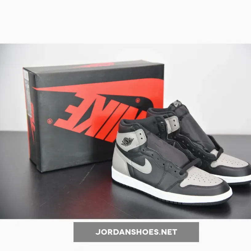 Air Jordan 1 Retro High Og Shadow Black/White-Medium Grey AJ1