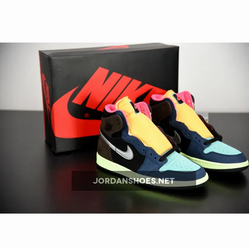 Air Jordan 1 Retro High OG ‘Bio Hack’ Baroque Brown/Black-Laser Orange-Racer Pink