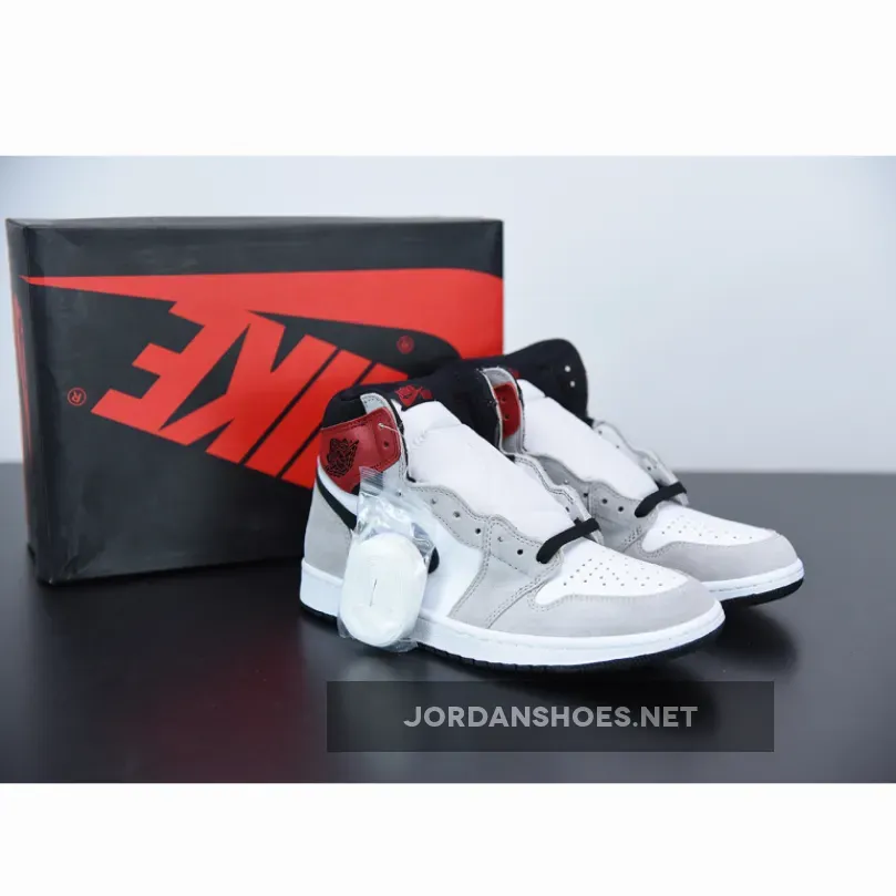 Air Jordan 1 Retro High Og White/Black/Light Smoke Grey/Varsity Red AJ1