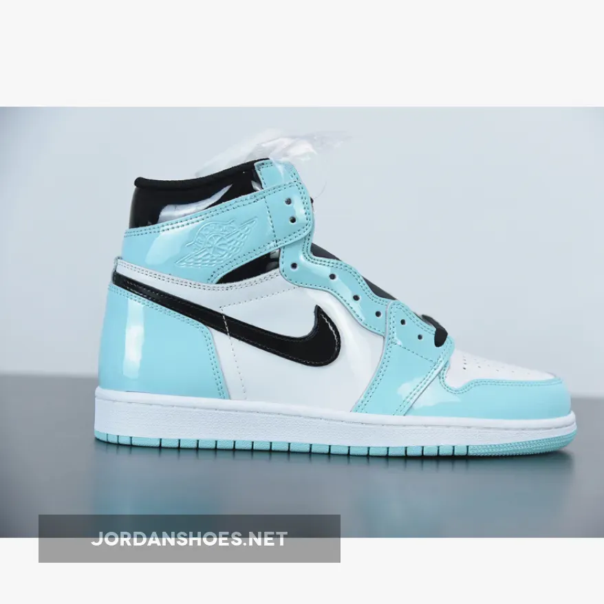 Air Jordan 1 Retro High OG Patent Leather White/Aurora-Black Air Jordan 1 Retro High OG Patent Leather White/Aurora-Black