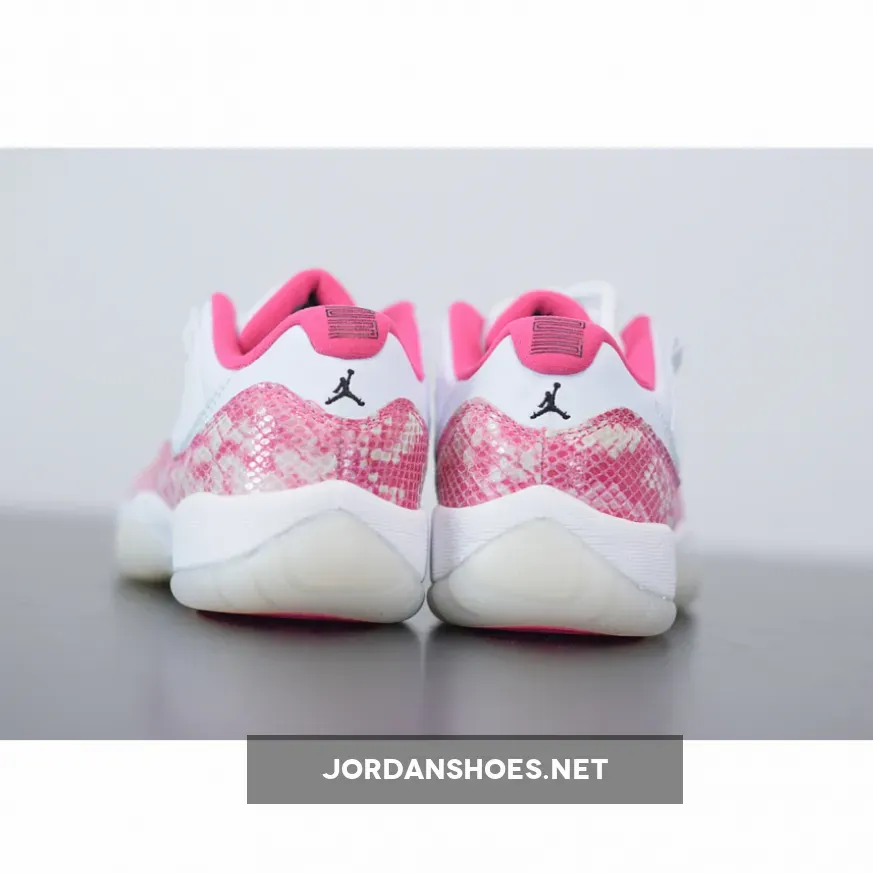 Air Jordan 11 Retro Low Wmns Snakeskin White/Black-Pink AJ11 Air Jordan 11 Retro Low Wmns Snakeskin White/Black-Pink AJ11