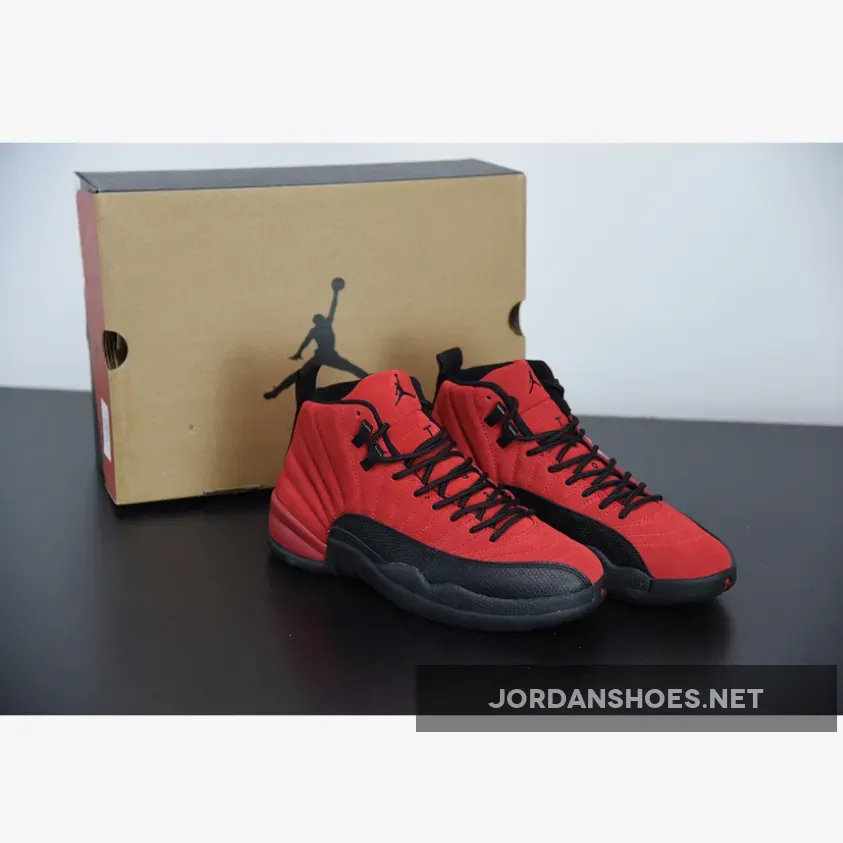 Air Jordan 12 Retro "Reverse Flu Game" Varsity Red/Black