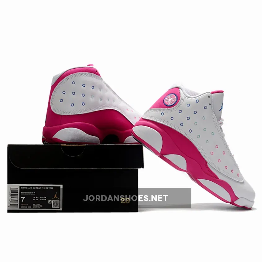 Air Jordan 13 GS White Pink Air Jordan 13 GS White Pink