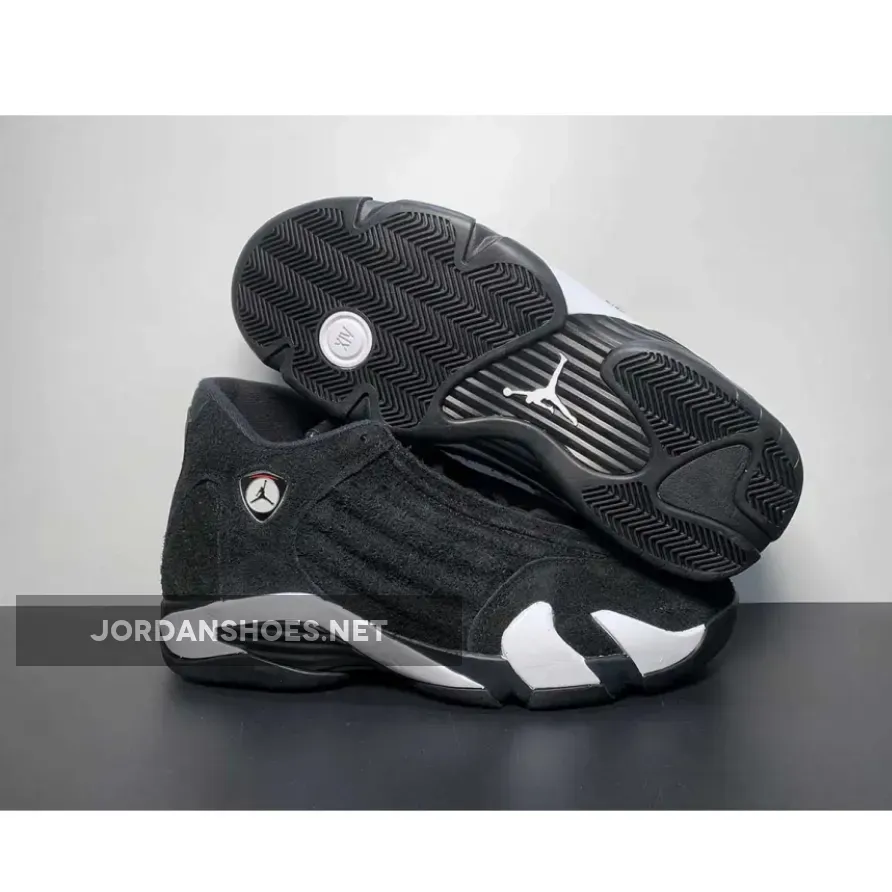 Air Jordan 14 Black/White-University Red