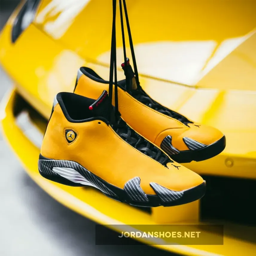Air Jordan 14 Retro "Yellow Ferrari" University Gold