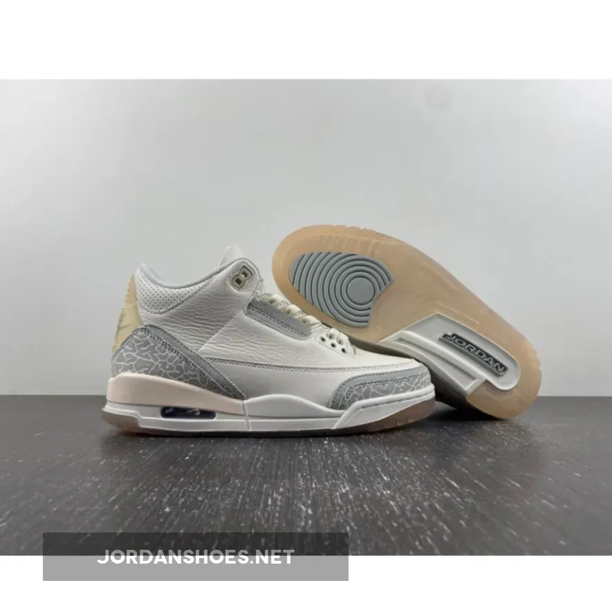 Air Jordan 3 Craft Ivory/Grey Mist-Cream