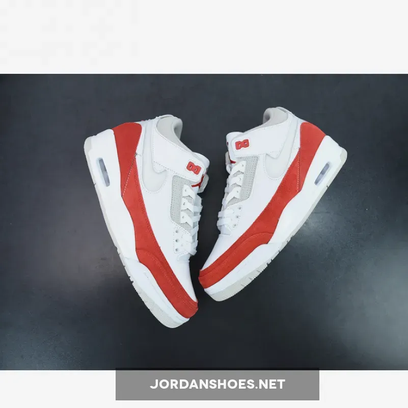 Air Jordan 3 Retro Tinker "Air Max 1" White University Red Air Jordan 3 Retro Tinker "Air Max 1" White University Red