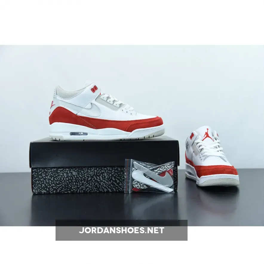 Air Jordan 3 Retro Tinker "Air Max 1" White University Red Air Jordan 3 Retro Tinker "Air Max 1" White University Red