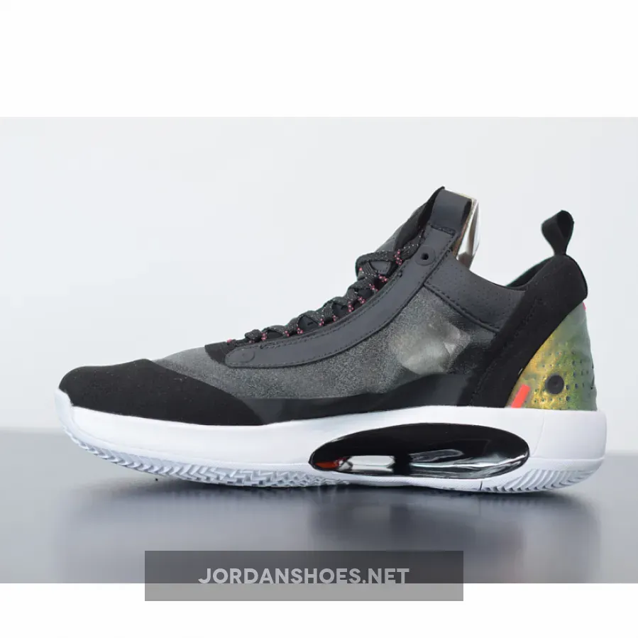 Air Jordan 34 Low Heritage Black Red Air Jordan 34 Low Heritage Black Red