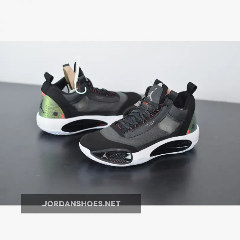 Air Jordan 34 Low Heritage Black Red Air Jordan 34 Low Heritage Black Red