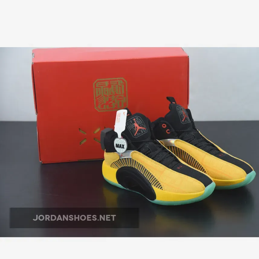 Air Jordan 35 "Dynasties" Yellow Black