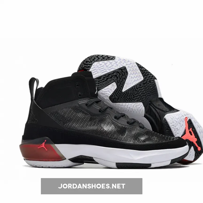 Air Jordan 37 Black/White-Hot Punch-Multi-Color