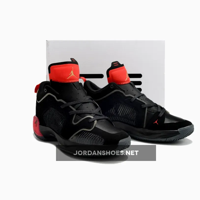 Air Jordan 37 Low "Bred" Black/Metallic Gold-Red Air Jordan 37 Low "Bred" Black/Metallic Gold-Red