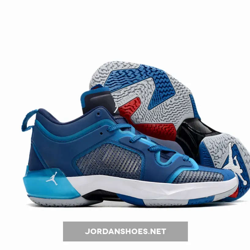 Air Jordan 37 Low "Fraternity" Military Blue/White-Midnight Navy