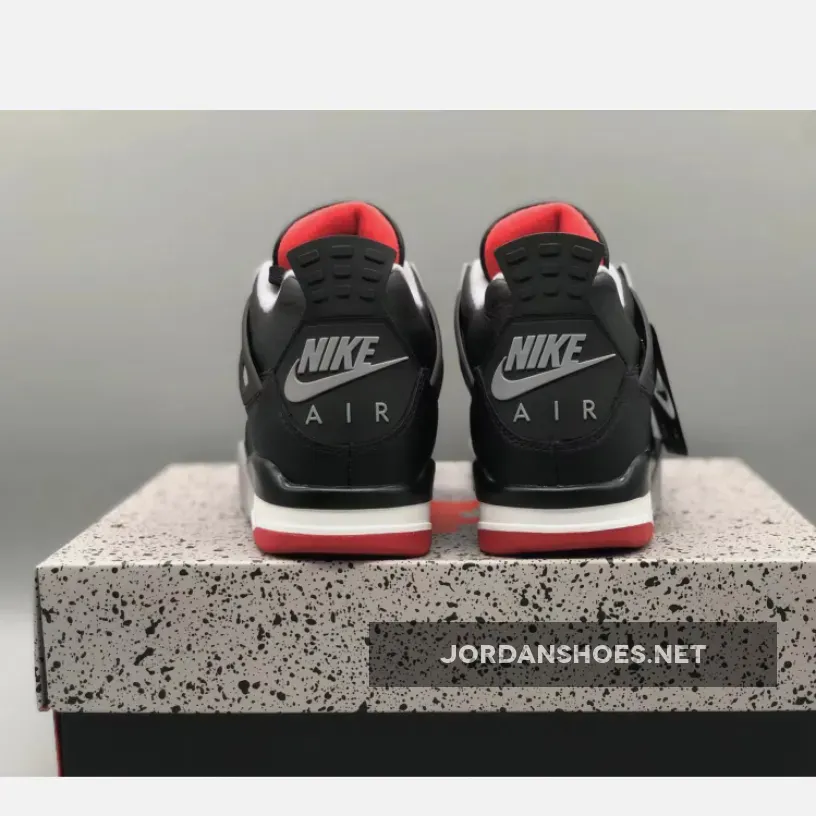 Air Jordan 4 Bred Reimagined Black/Fire Red Air Jordan 4 Bred Reimagined Black/Fire Red