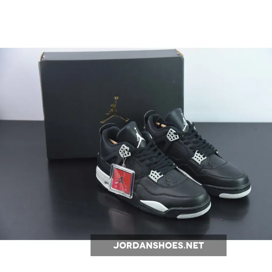 Air Jordan 4 Retro "Oreo 2015″ Black/Tech Grey-Black