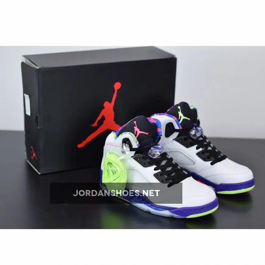 Air Jordan 5 "Alternate Bel-Air" White/Court Purple