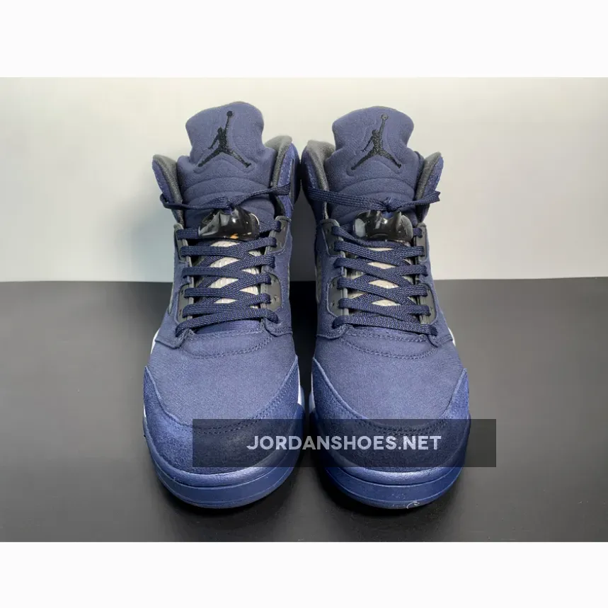 Air Jordan 5 "Georgetown" Midnight Navy/Black-Football Grey Air Jordan 5 "Georgetown" Midnight Navy/Black-Football Grey